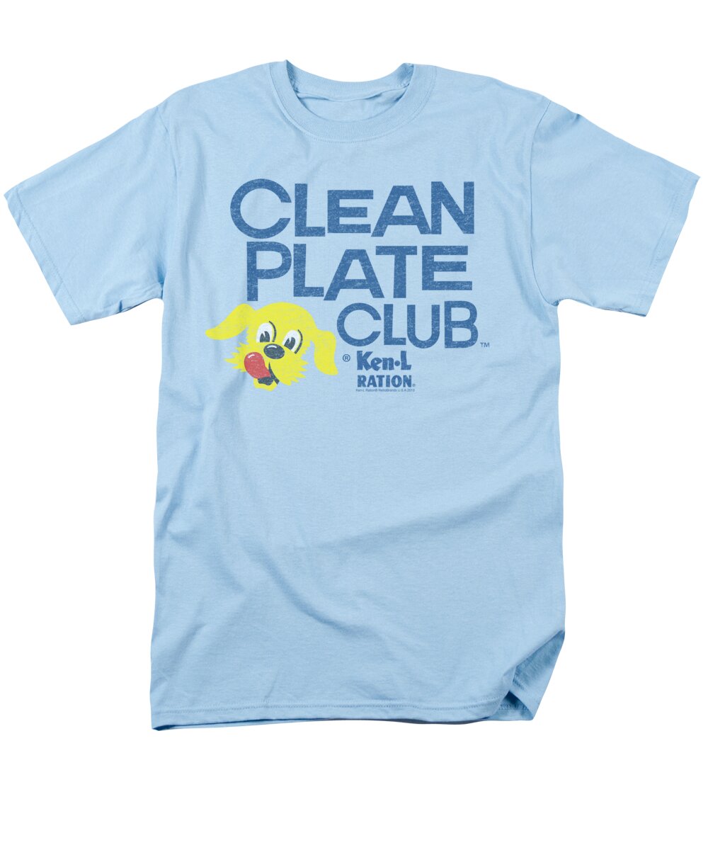 Ken L Ration Men's T-Shirt (Regular Fit) featuring the digital art Ken L Ration - Clean Plate by Brand A