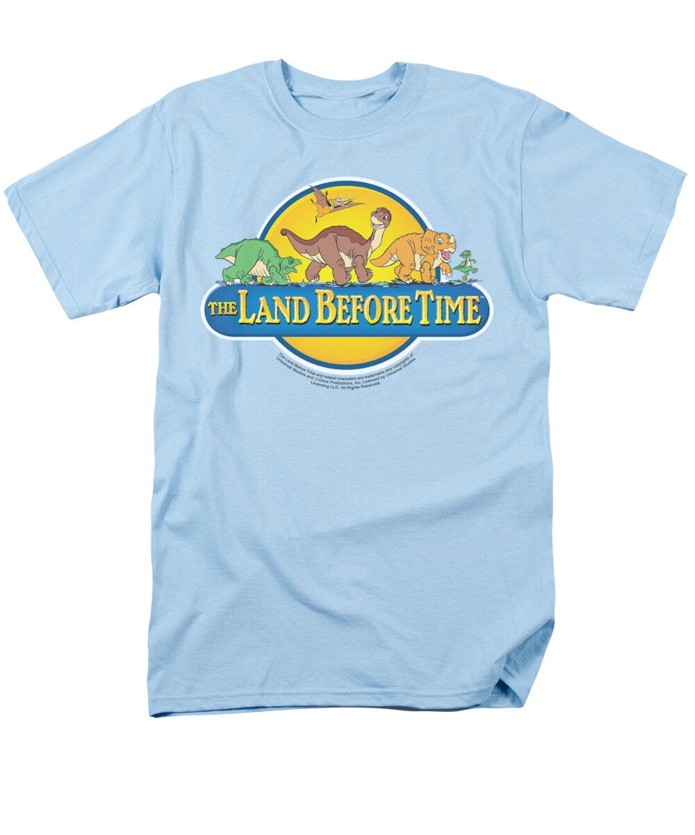  Men's T-Shirt (Regular Fit) featuring the digital art Land Before Time - Dino Breakout by Brand A