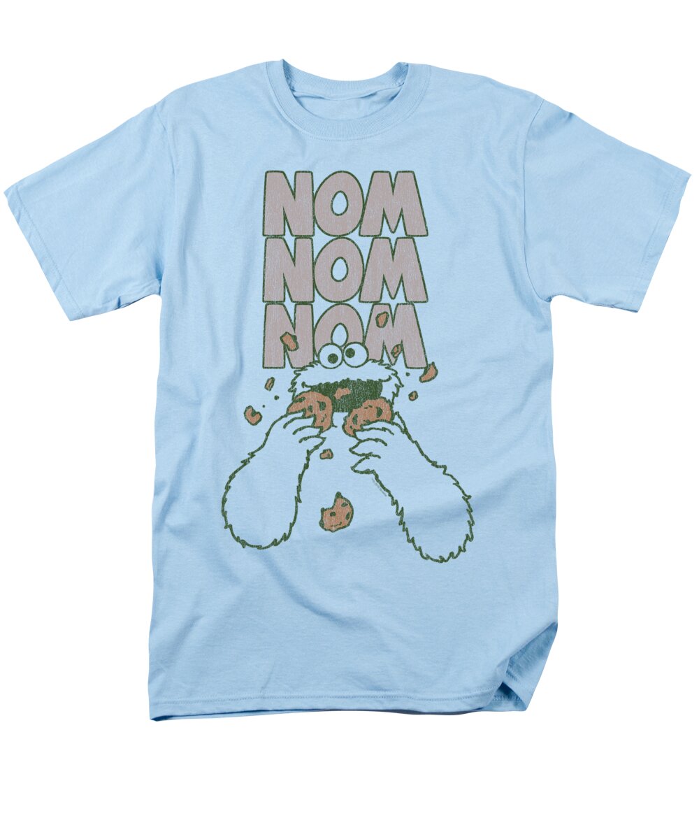  Men's T-Shirt (Regular Fit) featuring the digital art Sesame Street - Nom Nom by Brand A