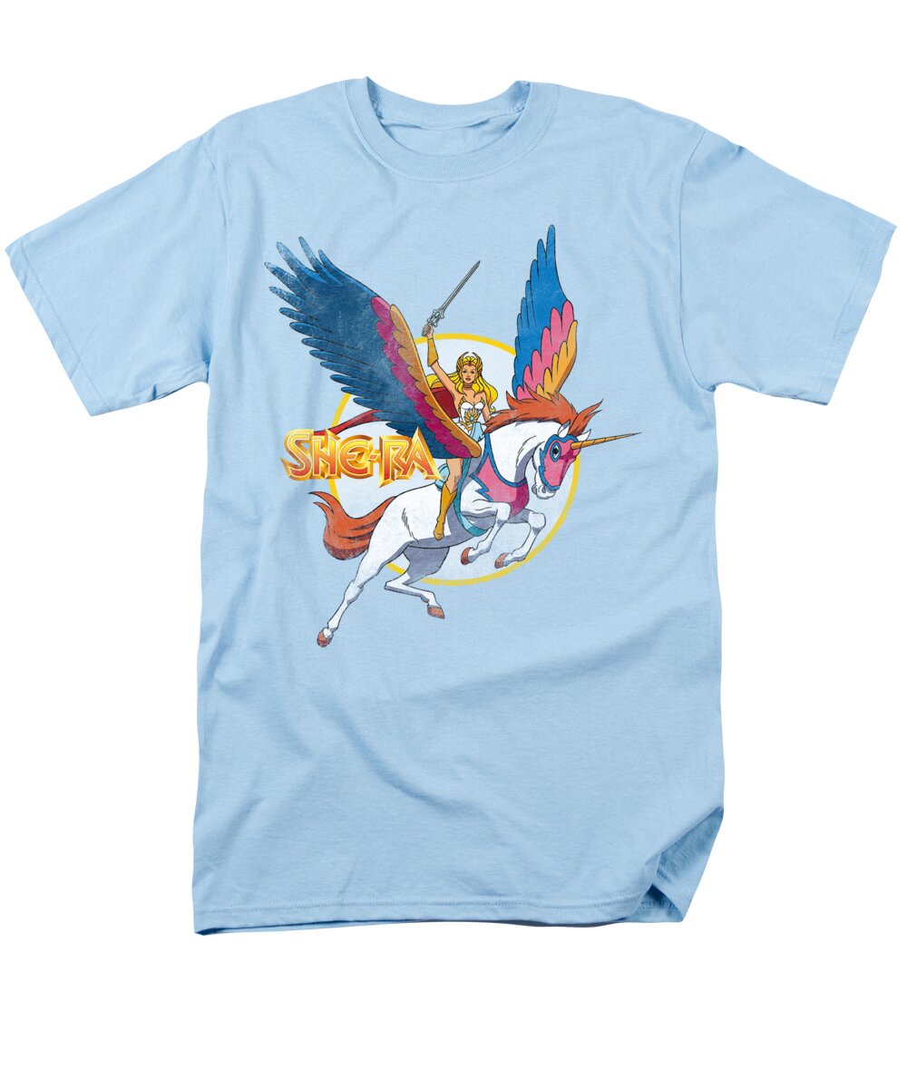  Men's T-Shirt (Regular Fit) featuring the digital art She Ra - And Swiftwind by Brand A
