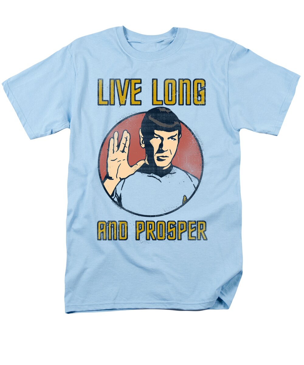  Men's T-Shirt (Regular Fit) featuring the digital art Star Trek - Long Life by Brand A