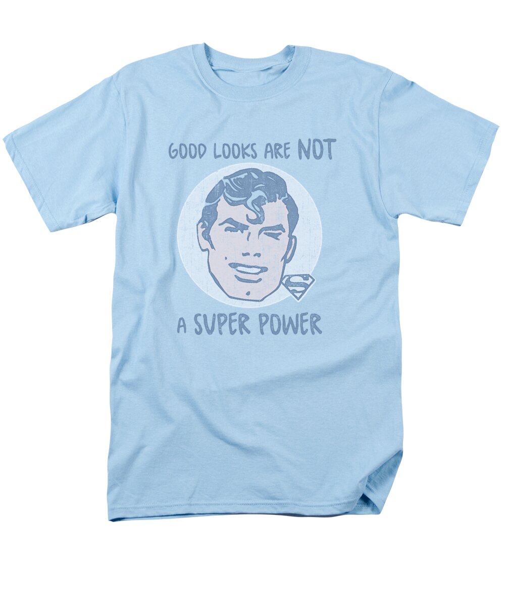 Superman Men's T-Shirt (Regular Fit) featuring the digital art Superman - Good Looks by Brand A
