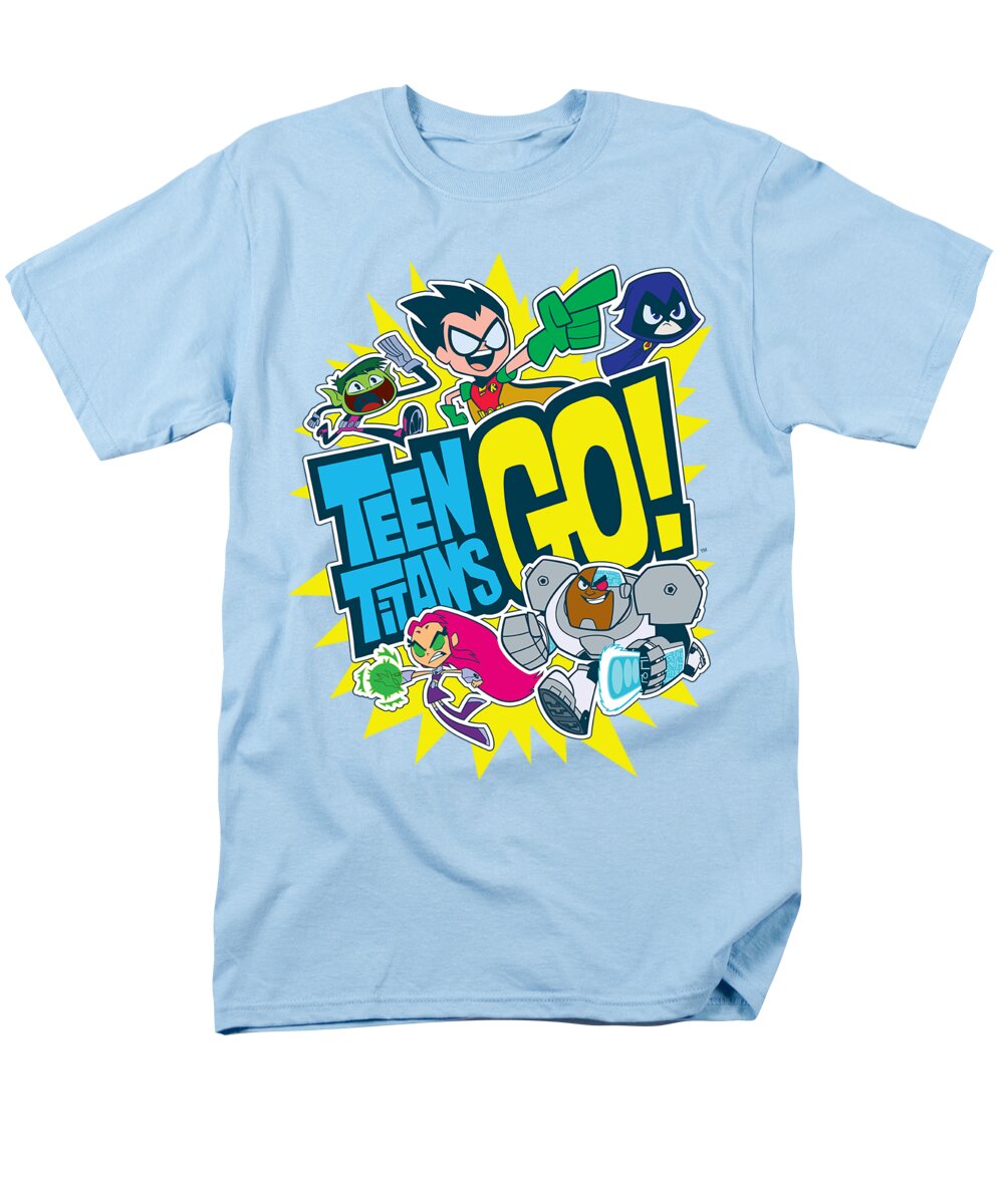  Men's T-Shirt (Regular Fit) featuring the digital art Teen Titans Go - Go by Brand A