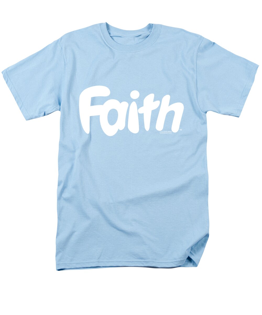  Men's T-Shirt (Regular Fit) featuring the digital art Valiant - Faith Logo by Brand A