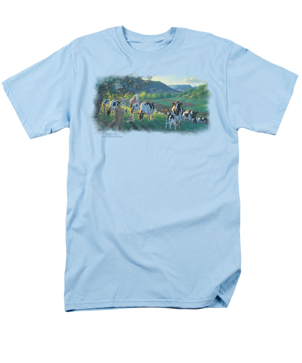 Wildlife Men's T-Shirt (Regular Fit) featuring the digital art Wildlife - Gods Country by Brand A
