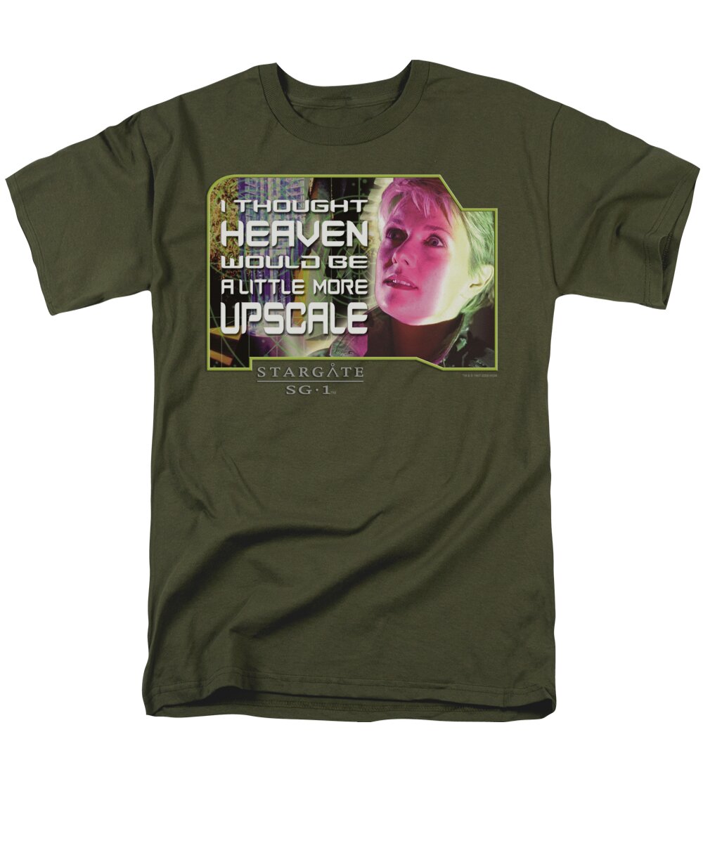  Men's T-Shirt (Regular Fit) featuring the digital art Sg1 - Upscale by Brand A