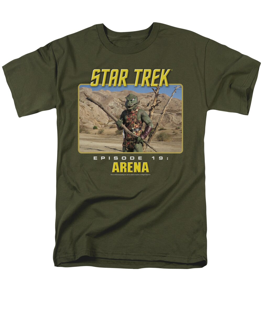 Star Trek Men's T-Shirt (Regular Fit) featuring the digital art St Original - Arena by Brand A