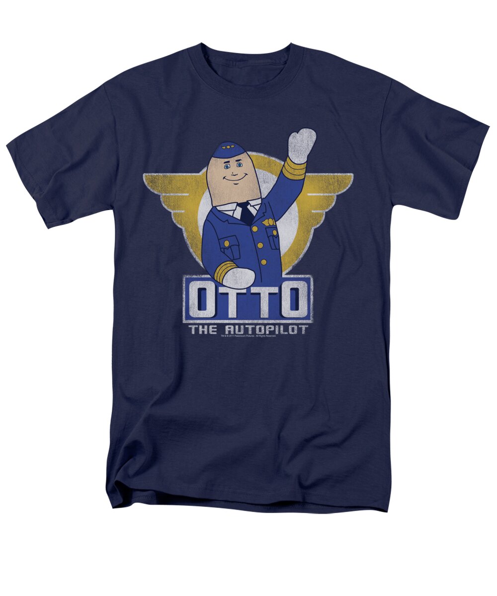 Airplane Men's T-Shirt (Regular Fit) featuring the digital art Airplane - Otto by Brand A