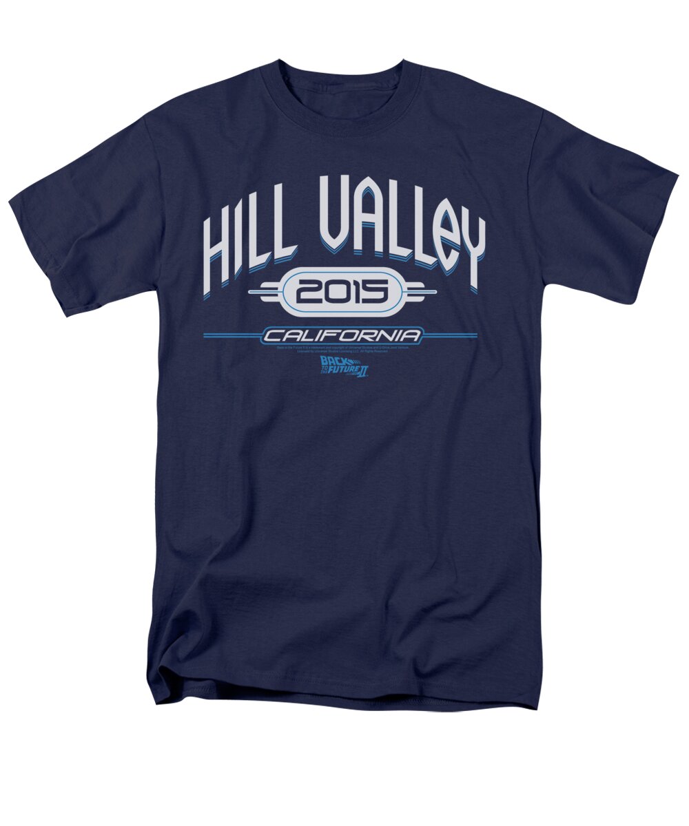 Back To The Future Ii Men's T-Shirt (Regular Fit) featuring the digital art Back To The Future II - Hill Valley 2015 by Brand A
