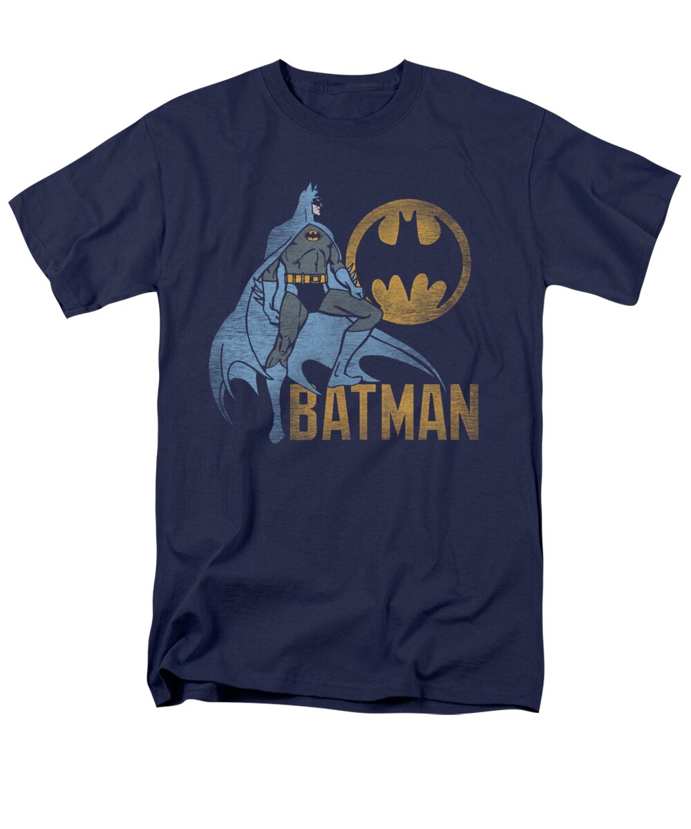 Batman Men's T-Shirt (Regular Fit) featuring the digital art Batman - Knight Watch by Brand A