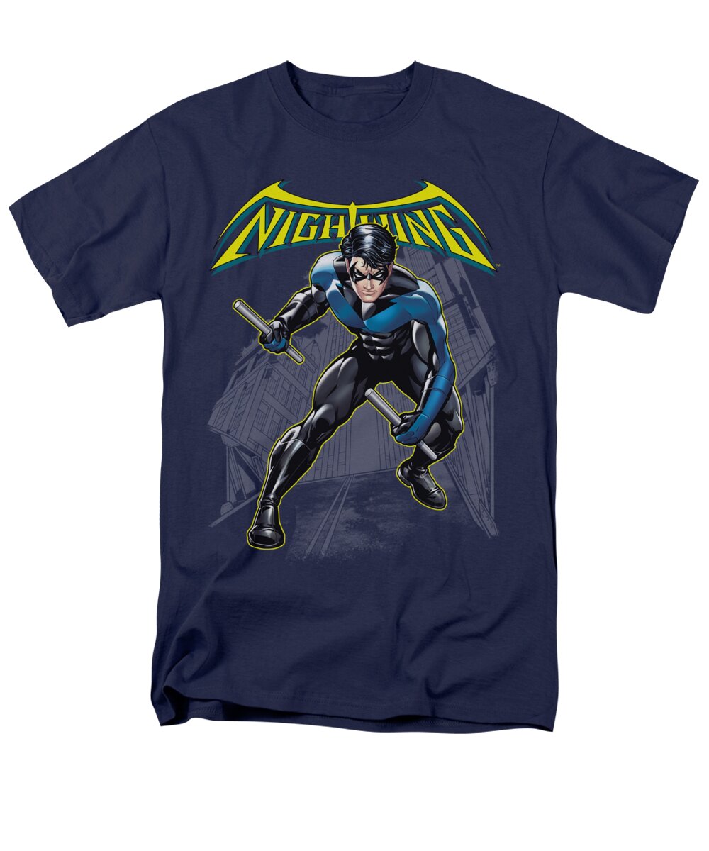 Batman Men's T-Shirt (Regular Fit) featuring the digital art Batman - Nightwing by Brand A
