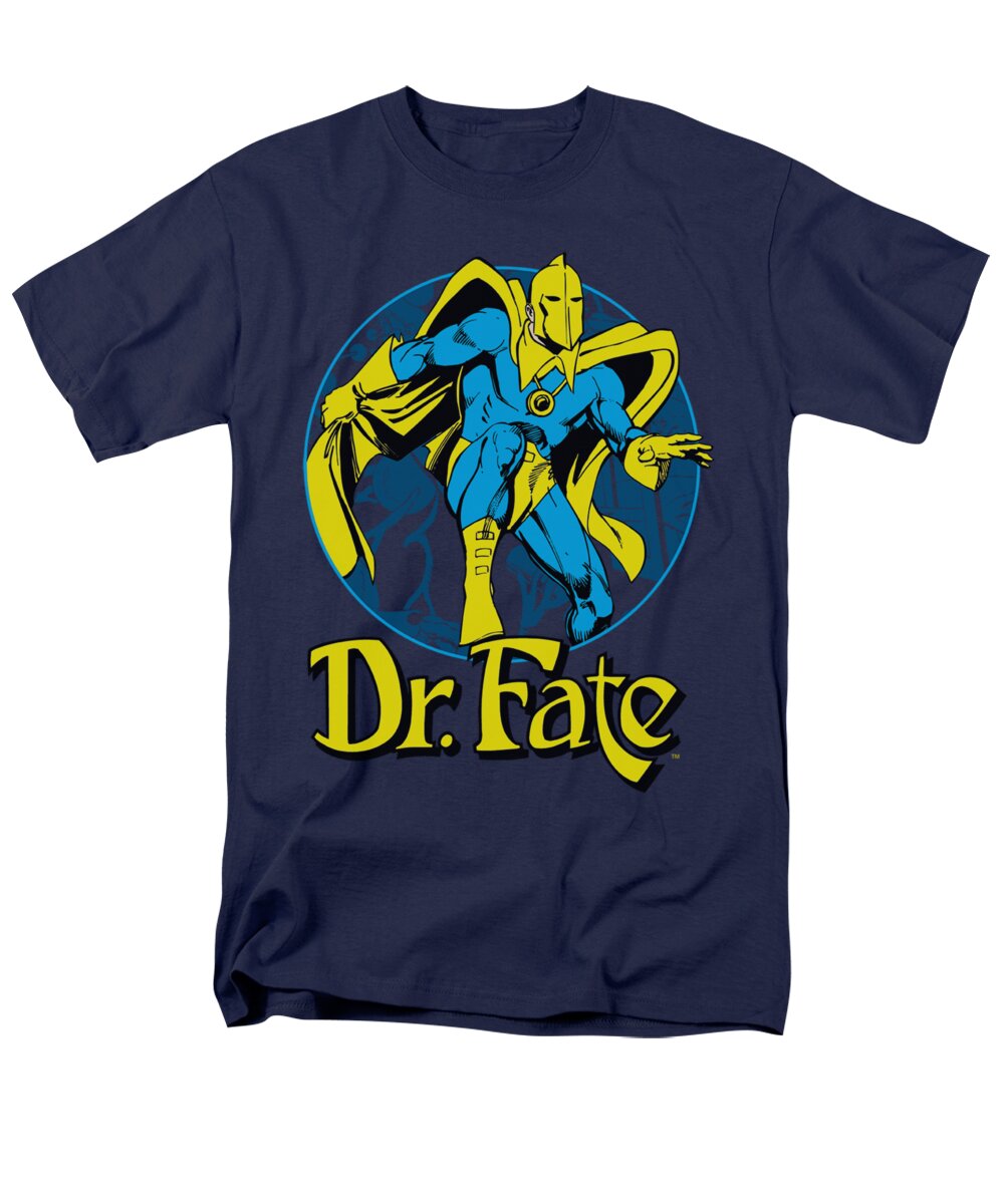 Doctor Fate Men's T-Shirt (Regular Fit) featuring the digital art Dc - Dr Fate Ankh by Brand A