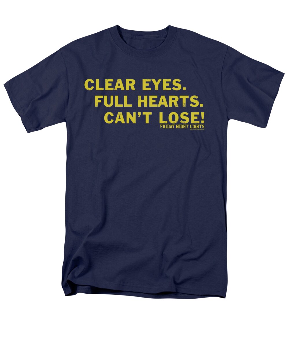 Friday Night Lights Men's T-Shirt (Regular Fit) featuring the digital art Friday Night Lights - Clear Eyes by Brand A