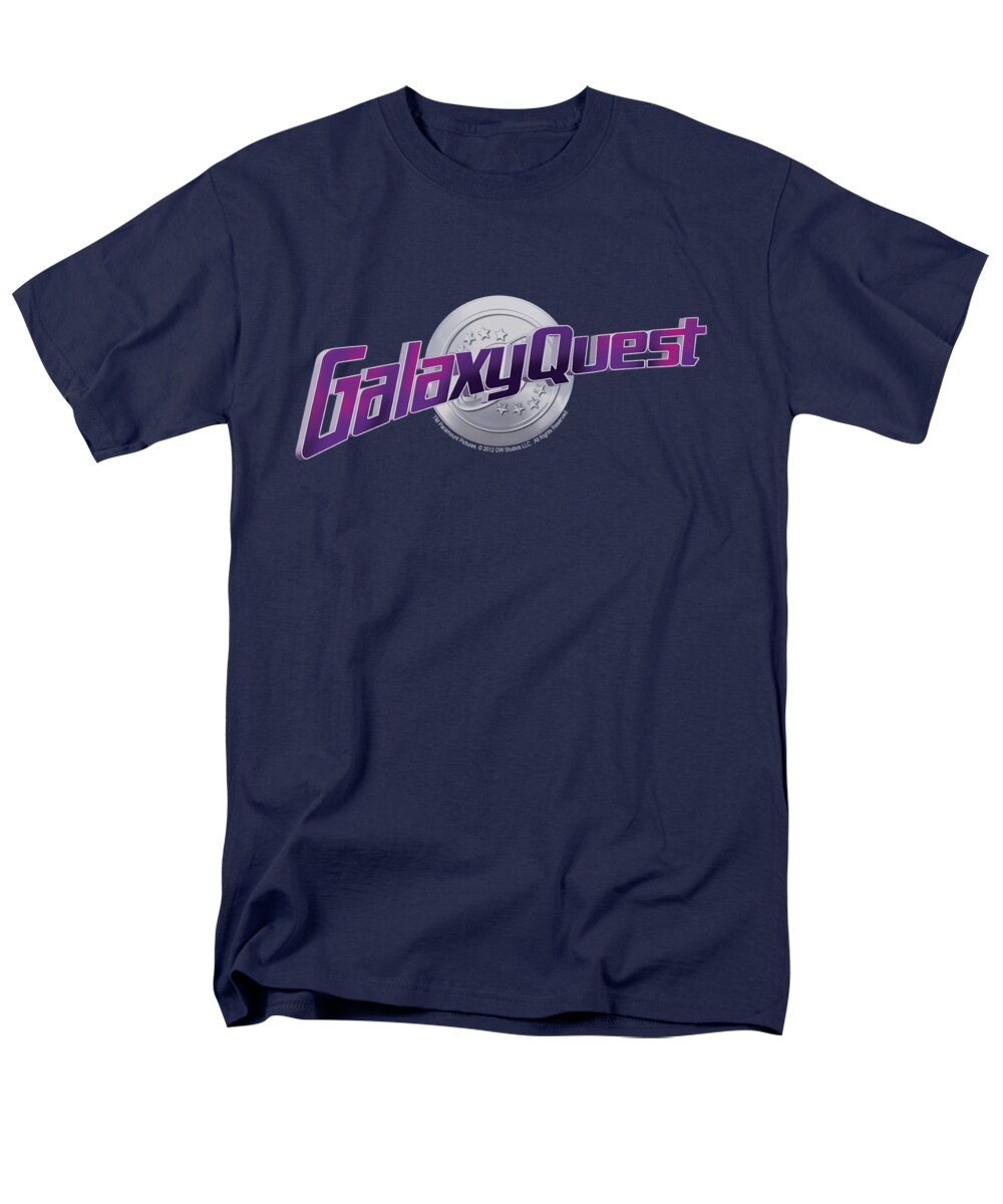 Galaxy Quest Men's T-Shirt (Regular Fit) featuring the digital art Galaxy Quest - Logo by Brand A