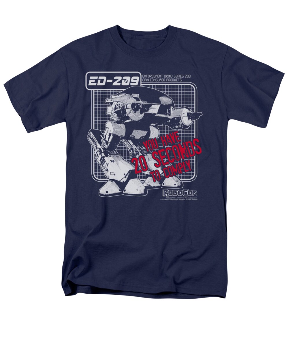  Men's T-Shirt (Regular Fit) featuring the digital art Robocop - Ed 209 by Brand A