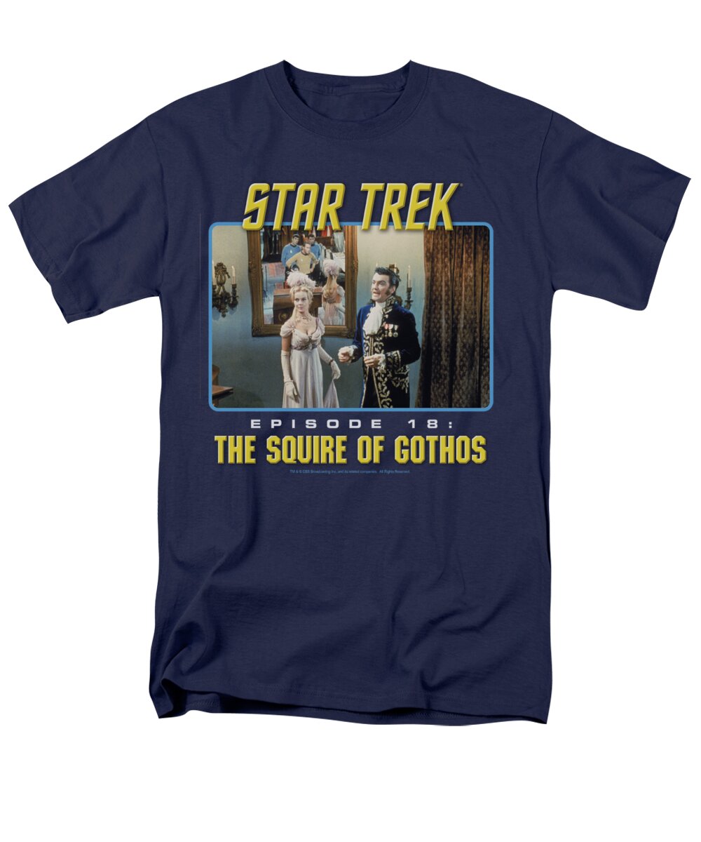 Star Trek Men's T-Shirt (Regular Fit) featuring the digital art St Original - The Squire Of Gothos by Brand A