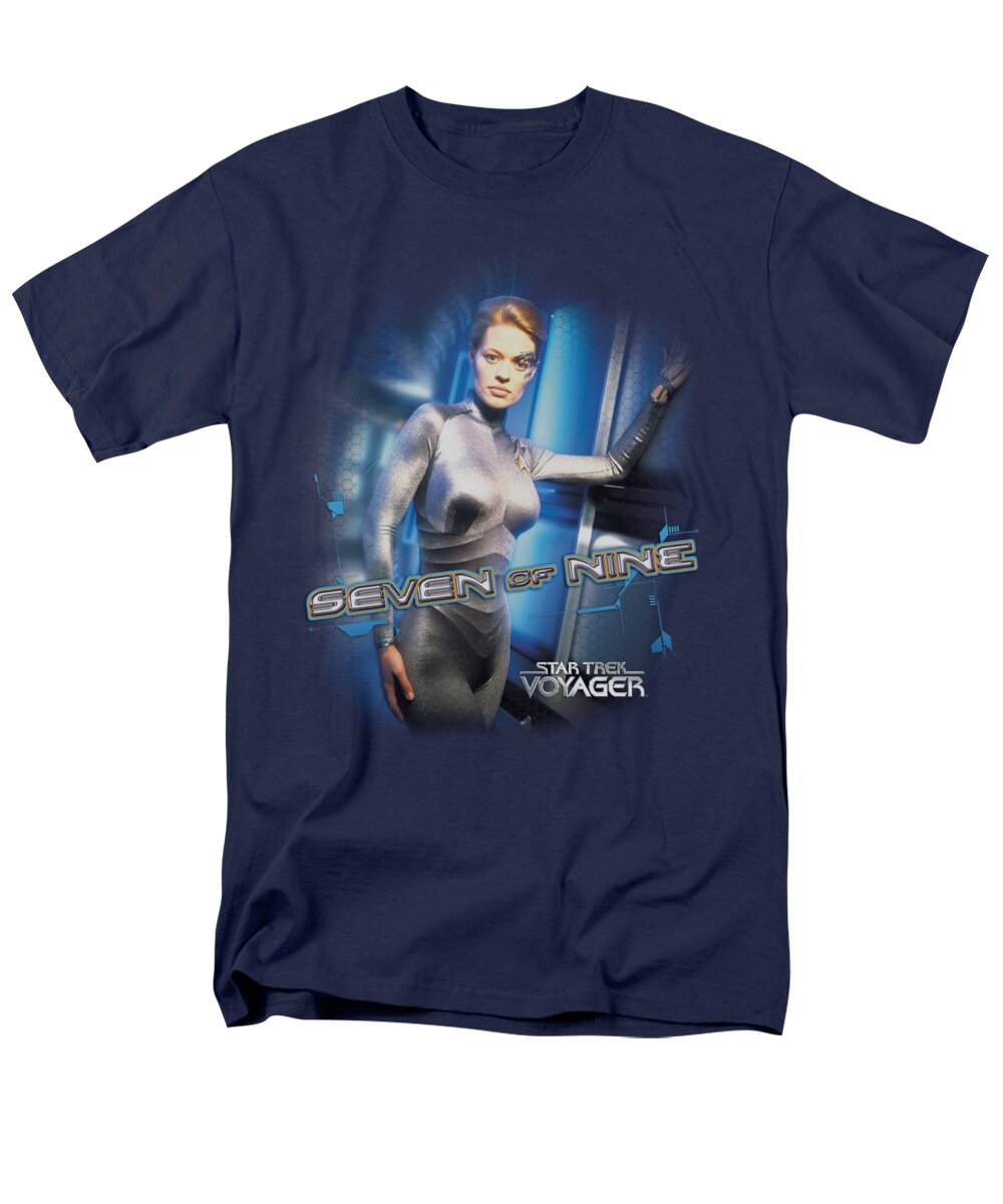 Star Trek Men's T-Shirt (Regular Fit) featuring the digital art Star Trek - Seven Of Nine by Brand A