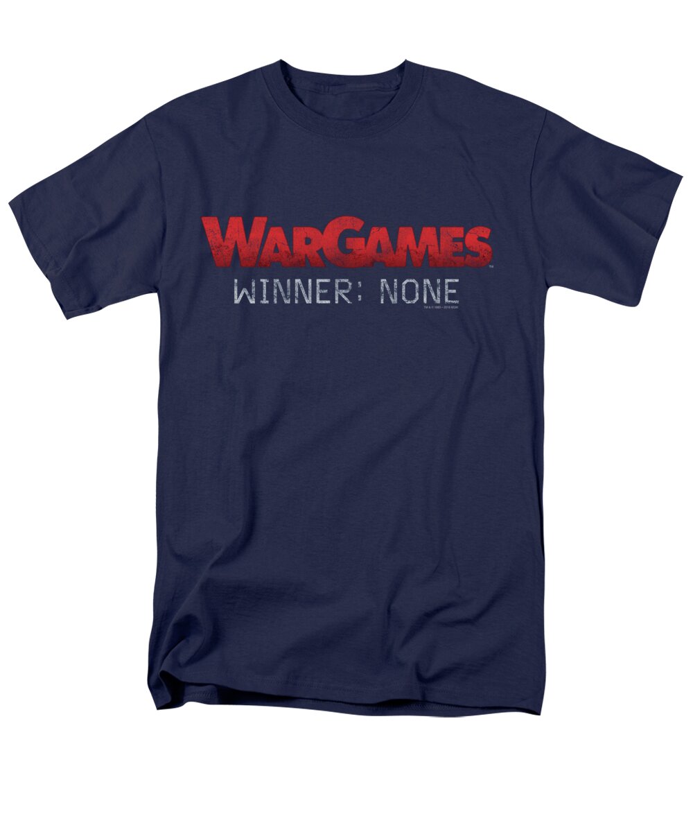  Men's T-Shirt (Regular Fit) featuring the digital art Wargames - No Winners by Brand A