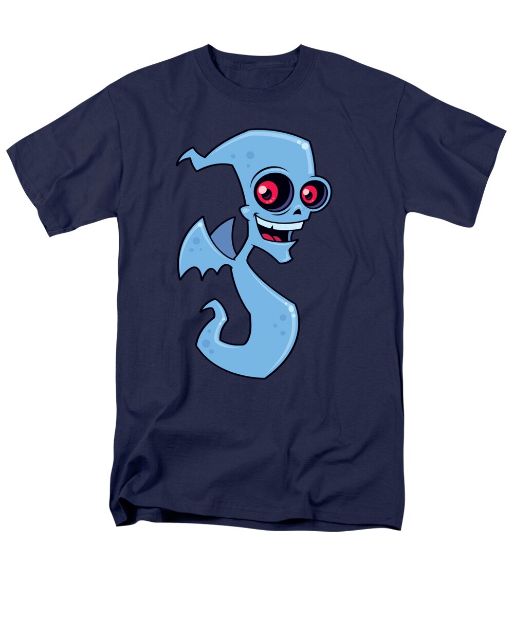 Ghost Men's T-Shirt (Regular Fit) featuring the digital art Ghost Demon by John Schwegel