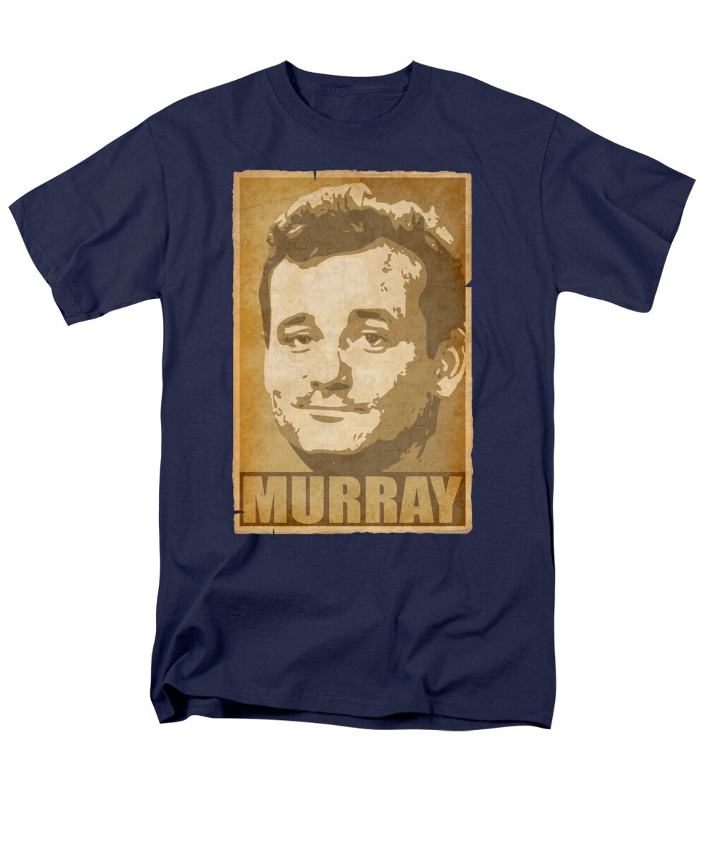Bill Men's T-Shirt (Regular Fit) featuring the digital art Bill Murray Hope by Megan Miller