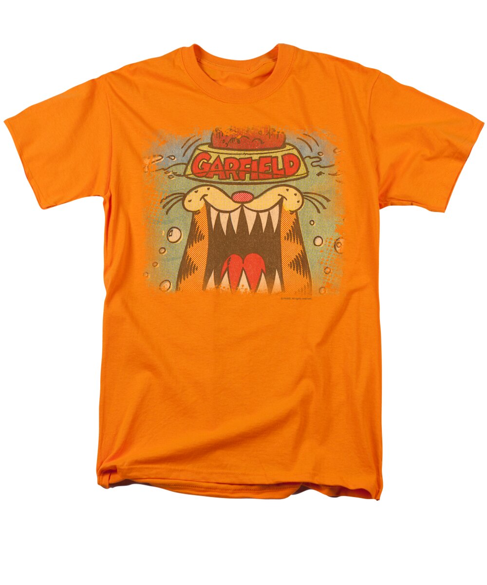 Garfield Men's T-Shirt (Regular Fit) featuring the digital art Garfield - From The Depths by Brand A