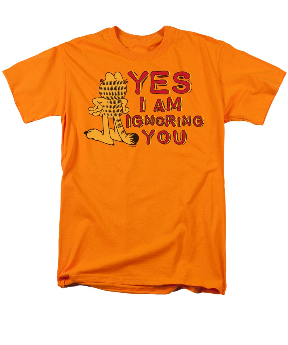 Garfield Men's T-Shirt (Regular Fit) featuring the digital art Garfield - Yes I Am by Brand A