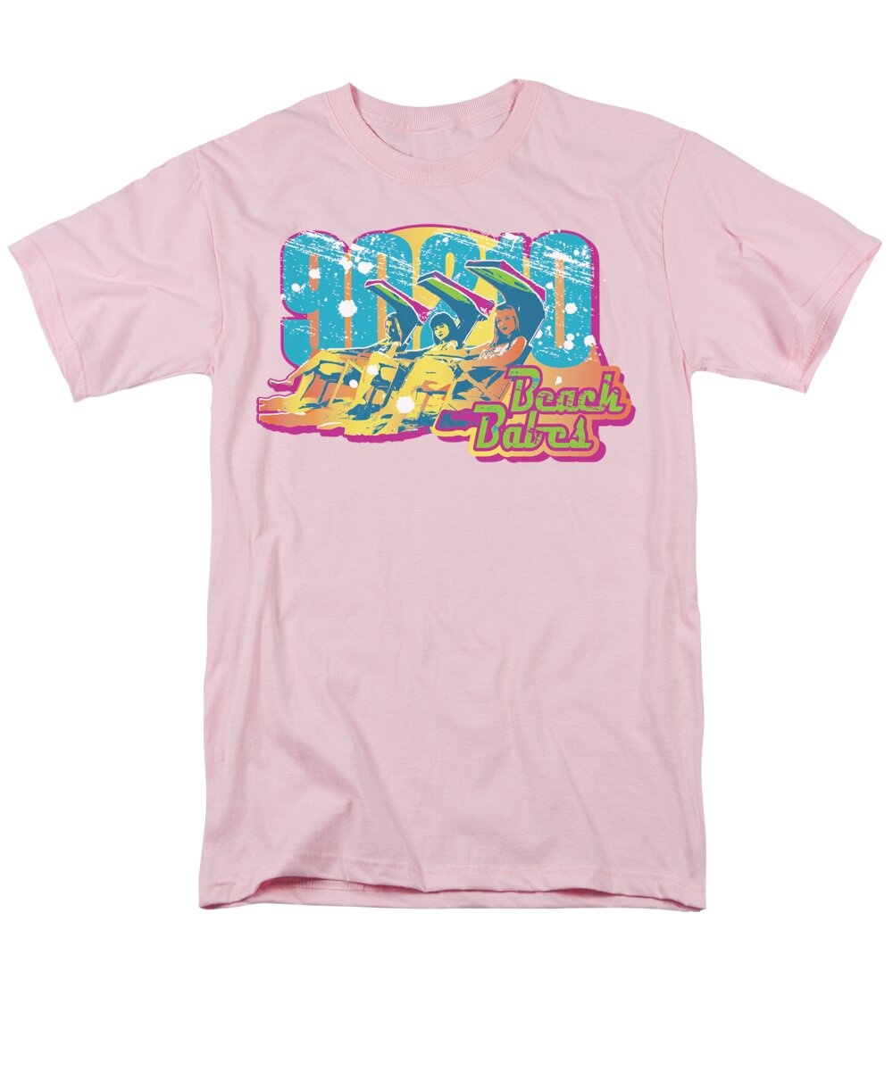 90210 Men's T-Shirt (Regular Fit) featuring the digital art 90210 - Beach Babes by Brand A