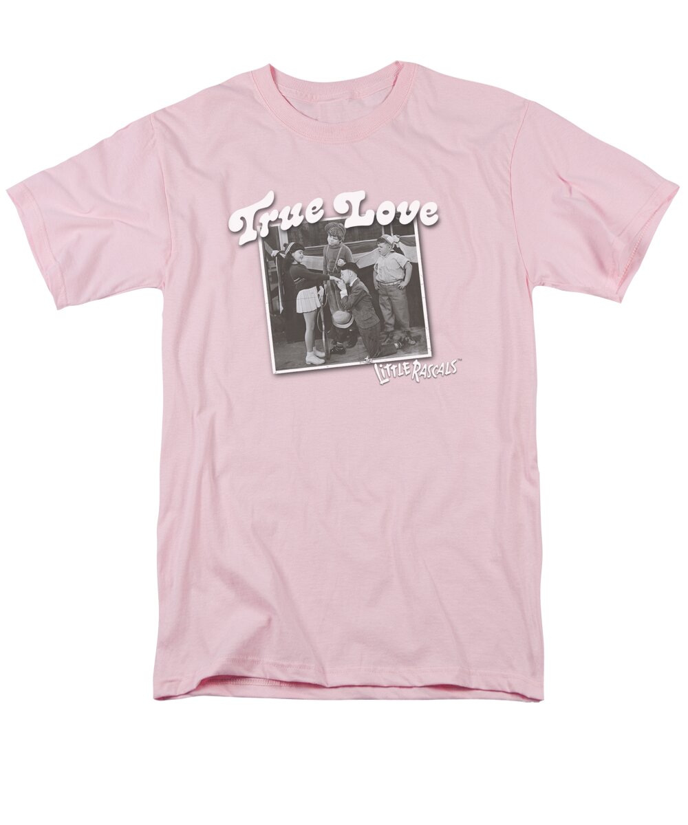  Men's T-Shirt (Regular Fit) featuring the digital art Little Rascals - True Love by Brand A