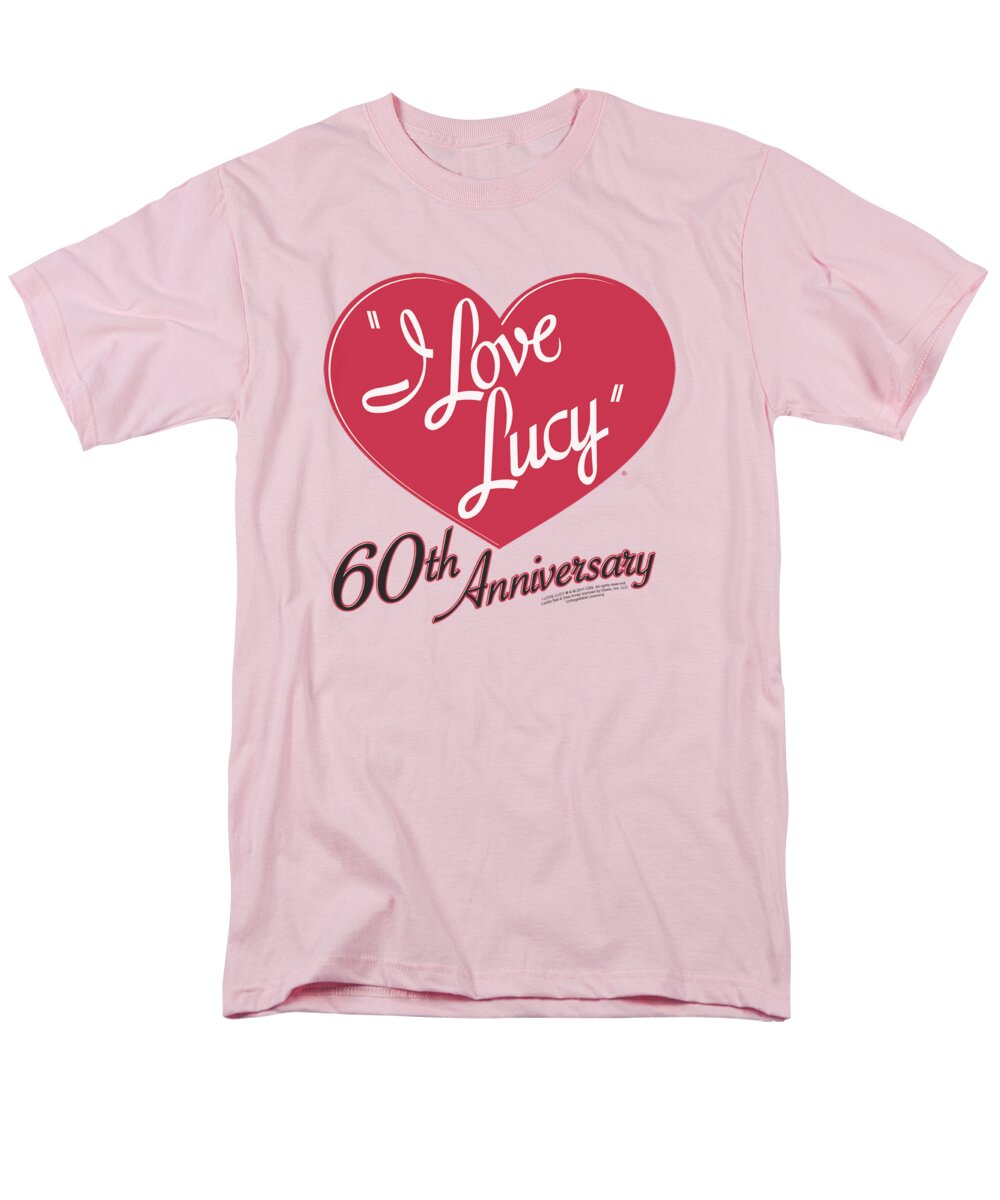 I Love Lucy Men's T-Shirt (Regular Fit) featuring the digital art Lucy - 60th Anniversary by Brand A