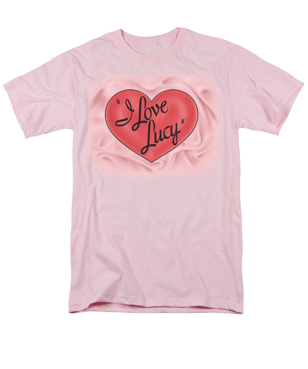 I Love Lucy Men's T-Shirt (Regular Fit) featuring the digital art Lucy - Classic Logo by Brand A