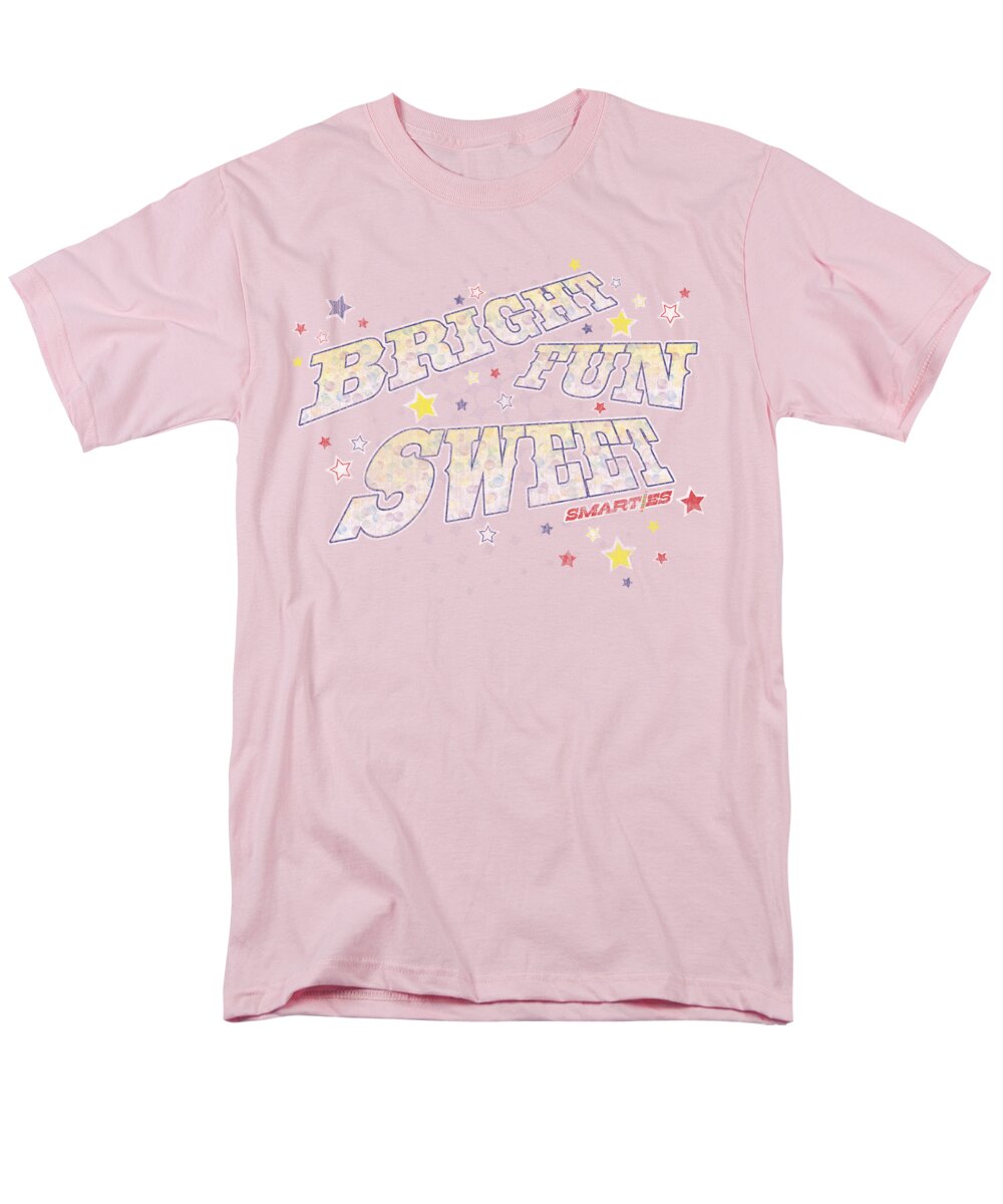 Smarties Men's T-Shirt (Regular Fit) featuring the digital art Smarties - Bright Fun Sweet by Brand A