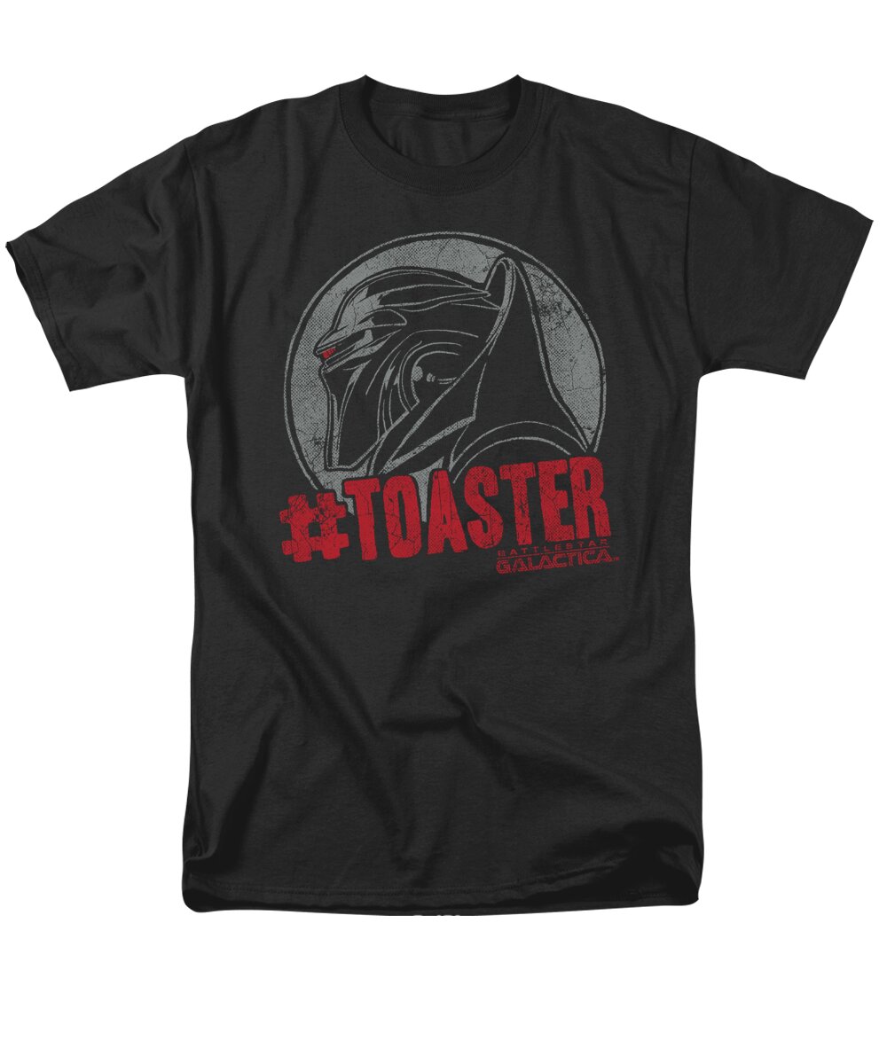 Battlestar Men's T-Shirt (Regular Fit) featuring the digital art Bsg - #toaster by Brand A