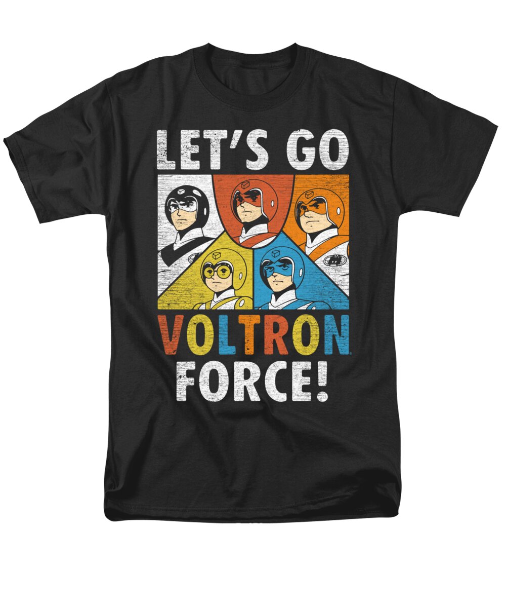  Men's T-Shirt (Regular Fit) featuring the digital art Voltron - Force by Brand A