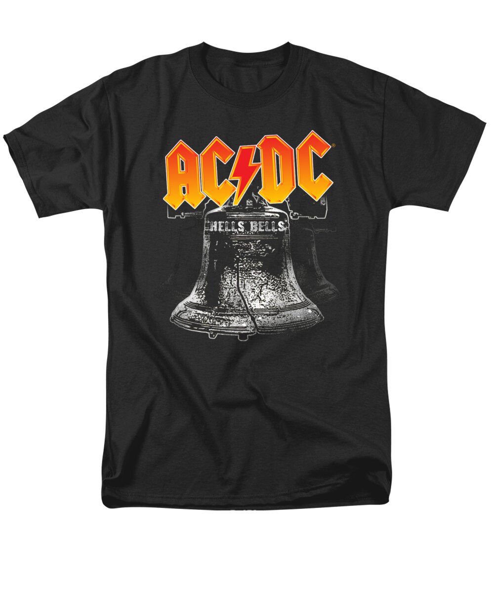  Men's T-Shirt (Regular Fit) featuring the digital art Acdc - Hell's Bells by Brand A
