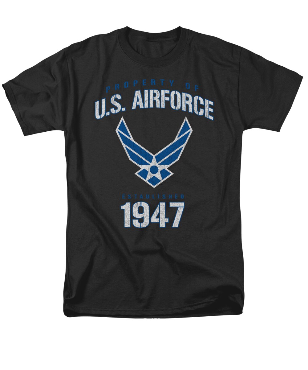 Air Force Men's T-Shirt (Regular Fit) featuring the digital art Air Force - Property Of by Brand A