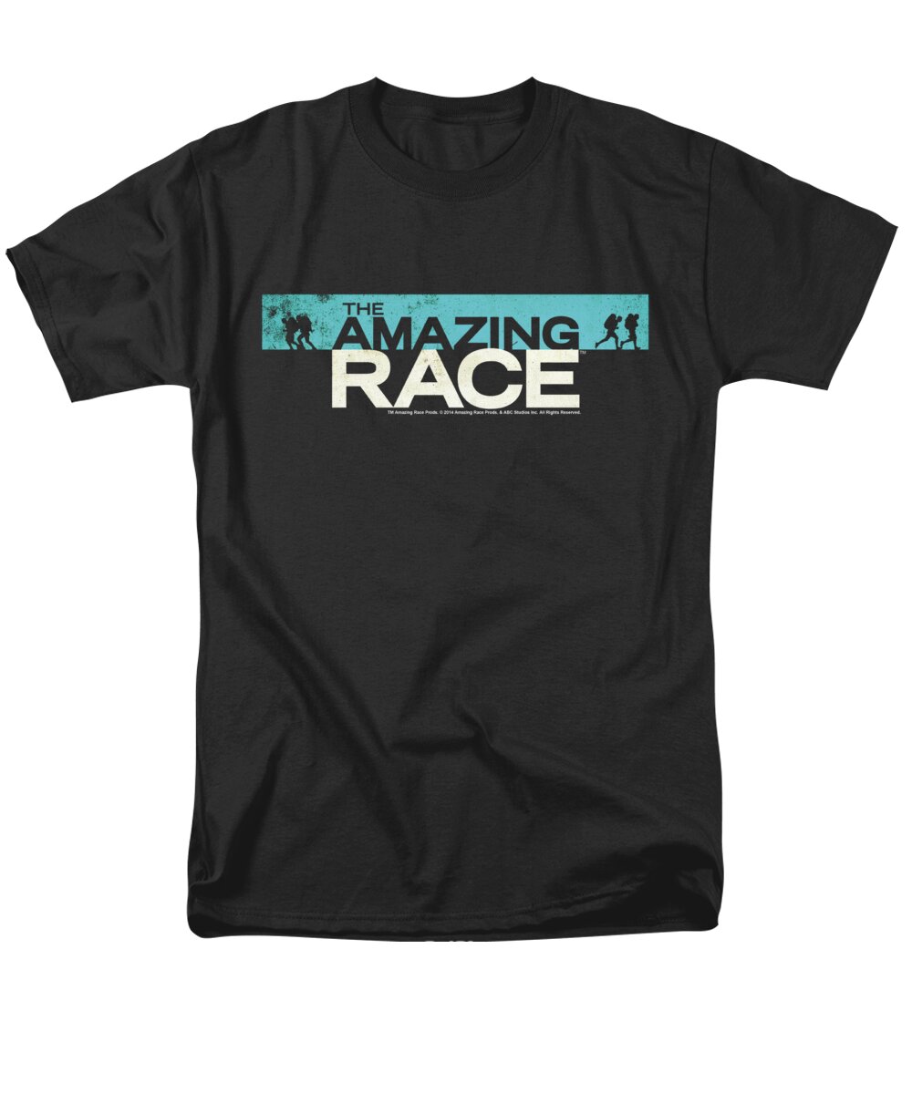  Men's T-Shirt (Regular Fit) featuring the digital art Amazing Race - Bar Logo by Brand A