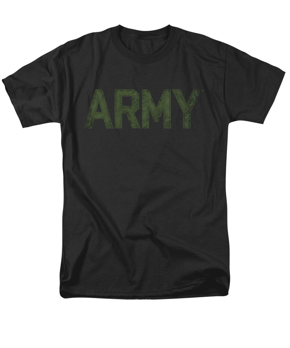 Air Force Men's T-Shirt (Regular Fit) featuring the digital art Army - Type by Brand A