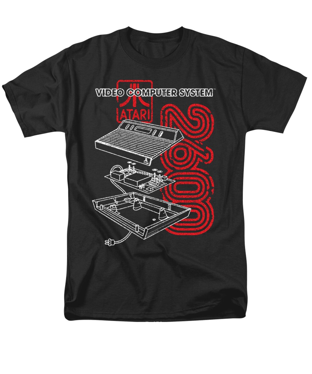  Men's T-Shirt (Regular Fit) featuring the digital art Atari - 2600 by Brand A