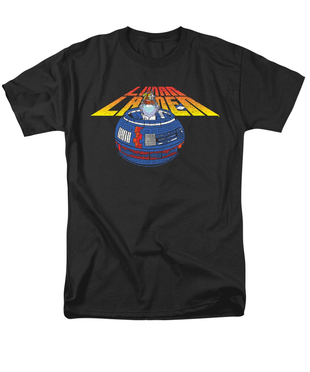  Men's T-Shirt (Regular Fit) featuring the digital art Atari - Lunar Globe by Brand A