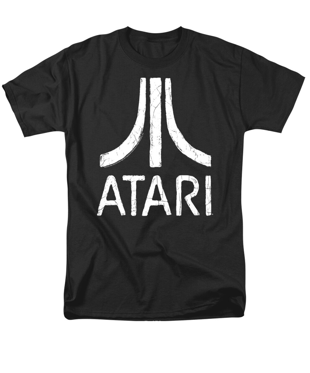  Men's T-Shirt (Regular Fit) featuring the digital art Atari - Rough Logo by Brand A