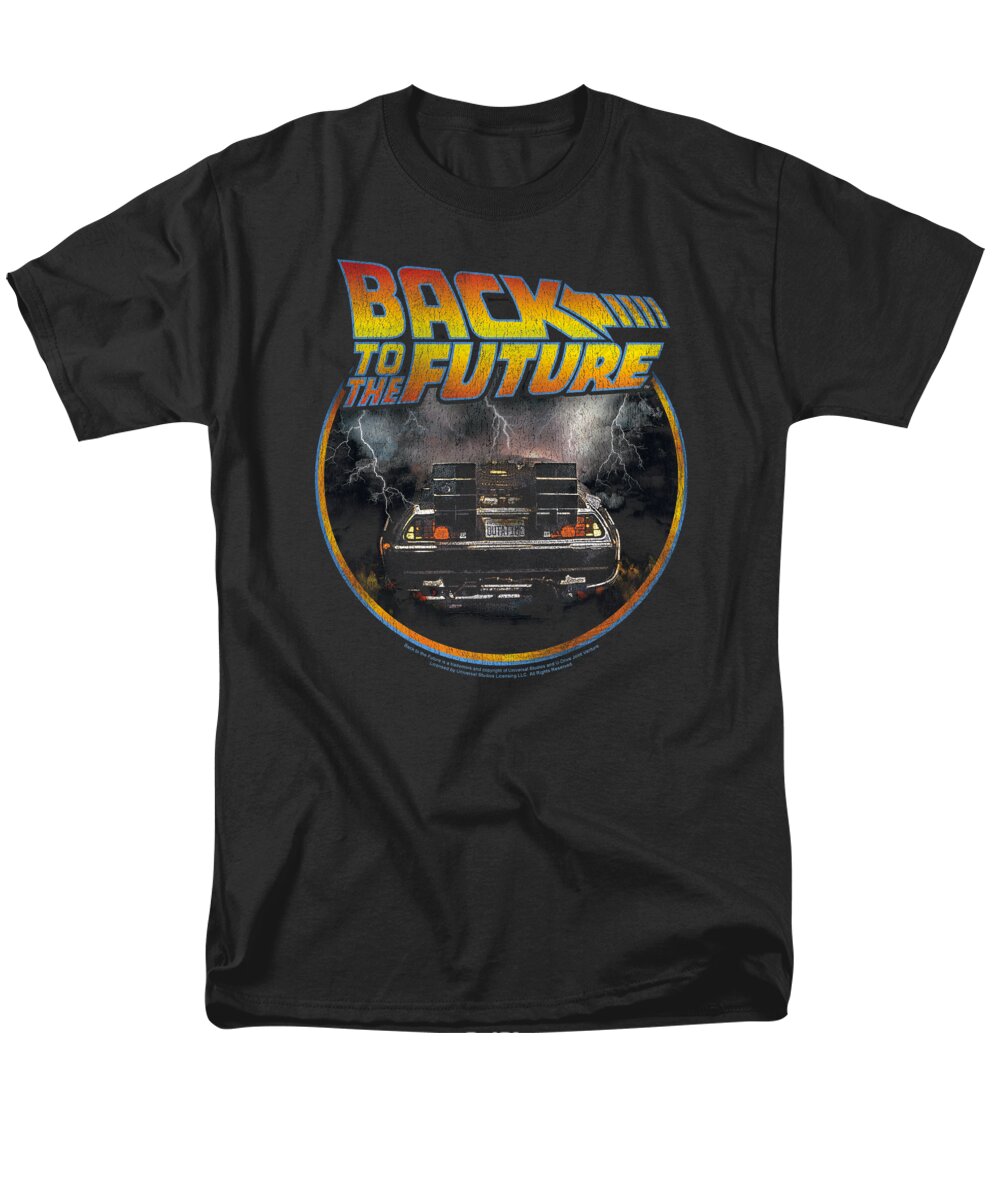  Men's T-Shirt (Regular Fit) featuring the digital art Back To The Future - Back by Brand A