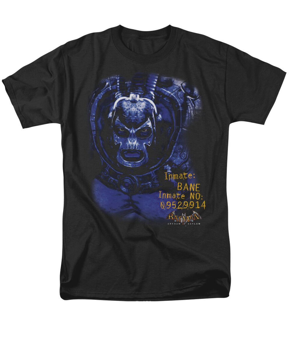 Arkham Asylum Men's T-Shirt (Regular Fit) featuring the digital art Batman Aa - Arkham Bane by Brand A