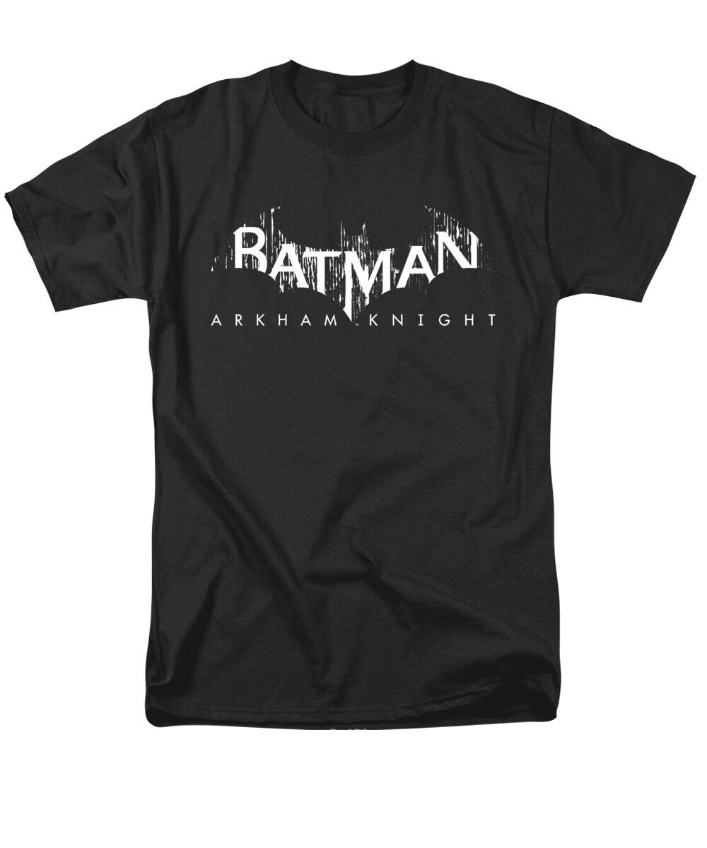  Men's T-Shirt (Regular Fit) featuring the digital art Batman Arkham Knight - Ak Splinter Logo by Brand A