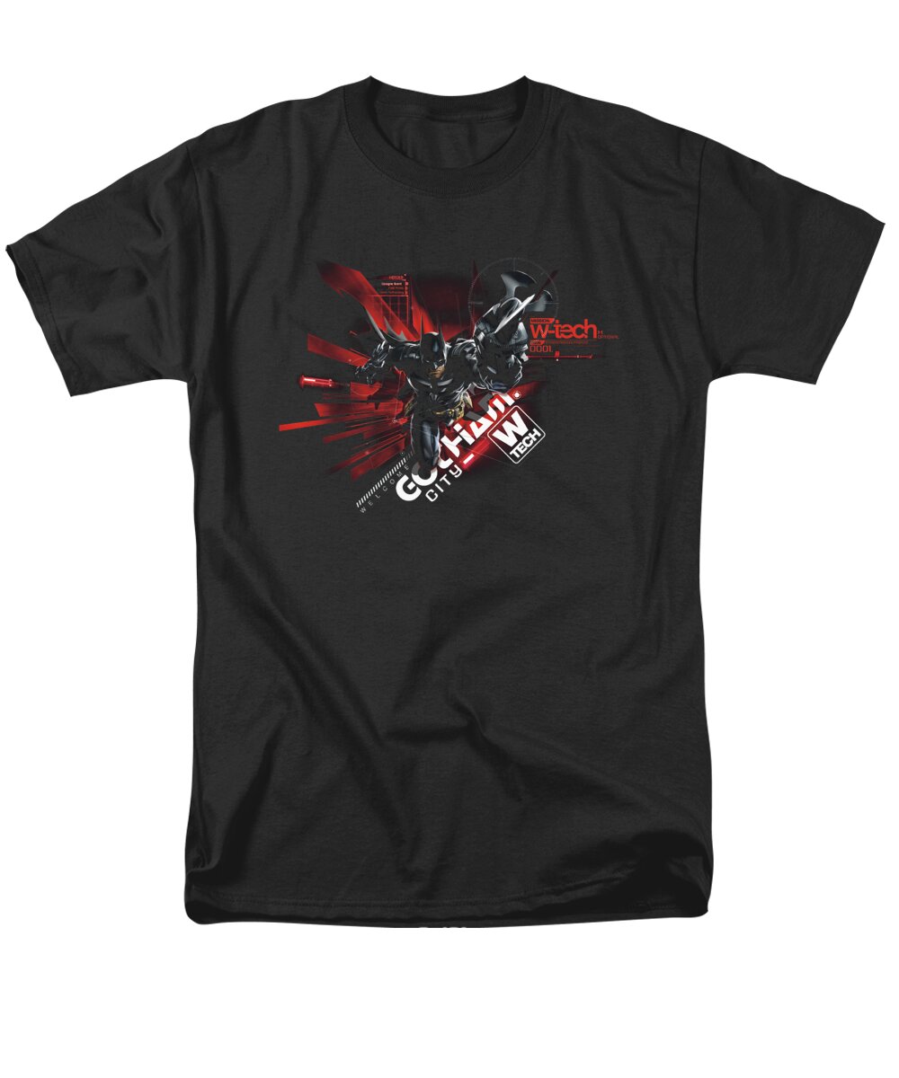  Men's T-Shirt (Regular Fit) featuring the digital art Batman Arkham Knight - Ak Tech by Brand A