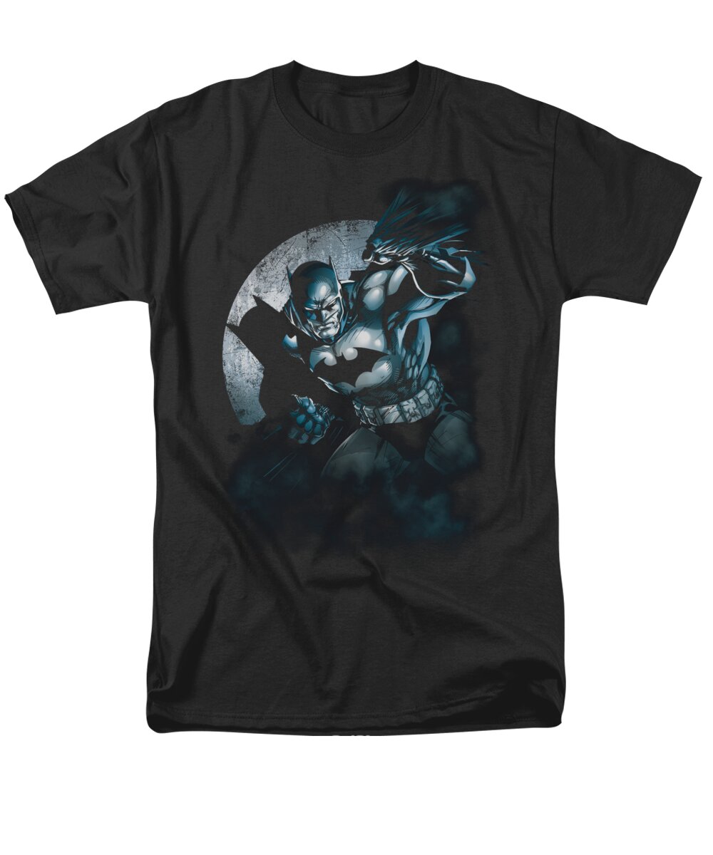  Men's T-Shirt (Regular Fit) featuring the digital art Batman - Batman Spotlight by Brand A