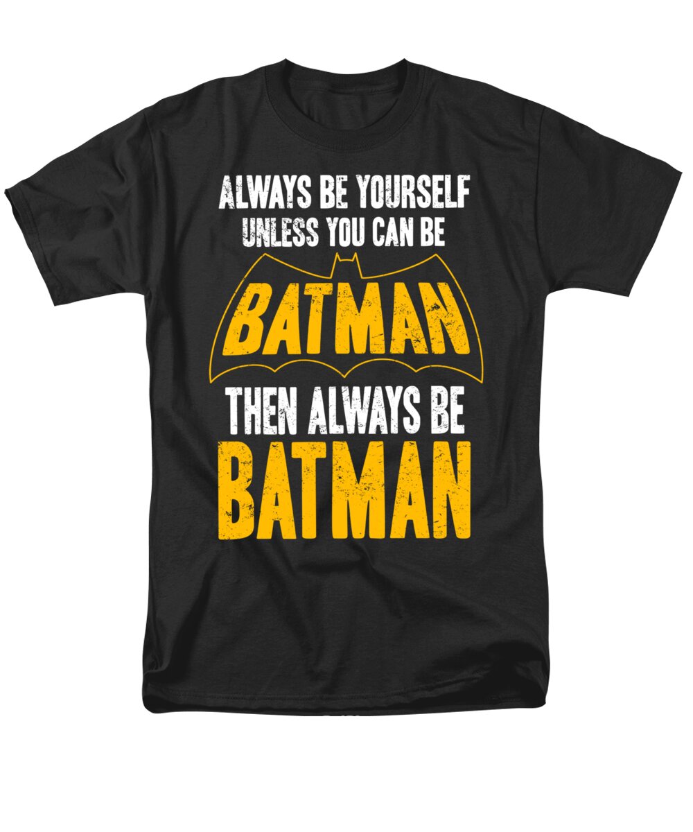  Men's T-Shirt (Regular Fit) featuring the digital art Batman - Be Batman by Brand A