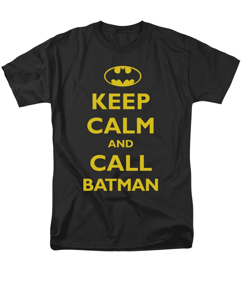  Men's T-Shirt (Regular Fit) featuring the digital art Batman - Call Batman by Brand A