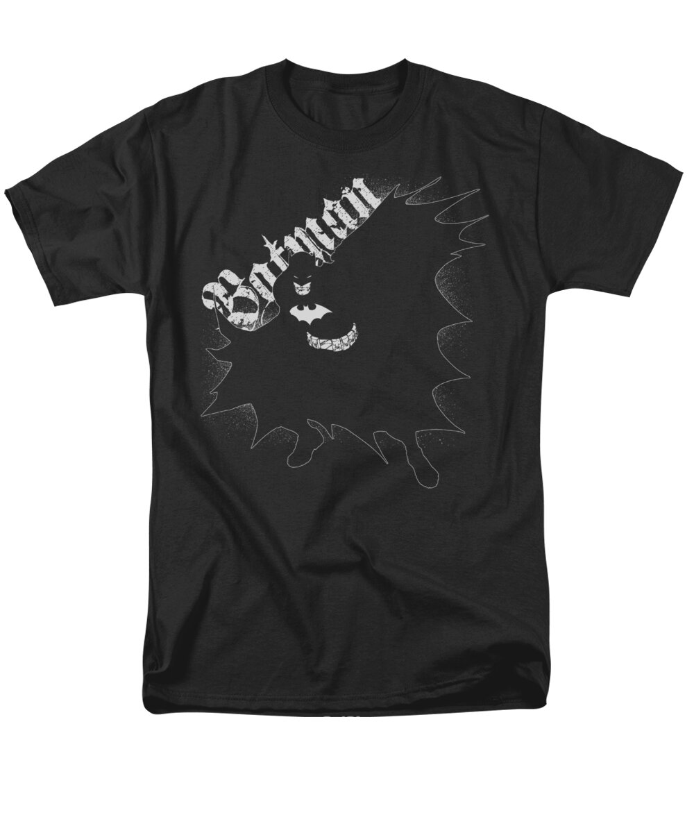 Batman Men's T-Shirt (Regular Fit) featuring the digital art Batman - Darkness by Brand A