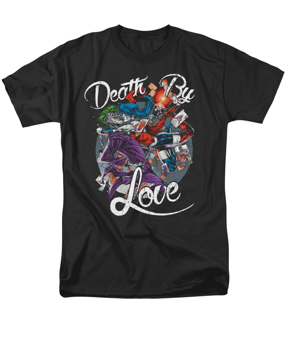  Men's T-Shirt (Regular Fit) featuring the digital art Batman - Death By Love by Brand A