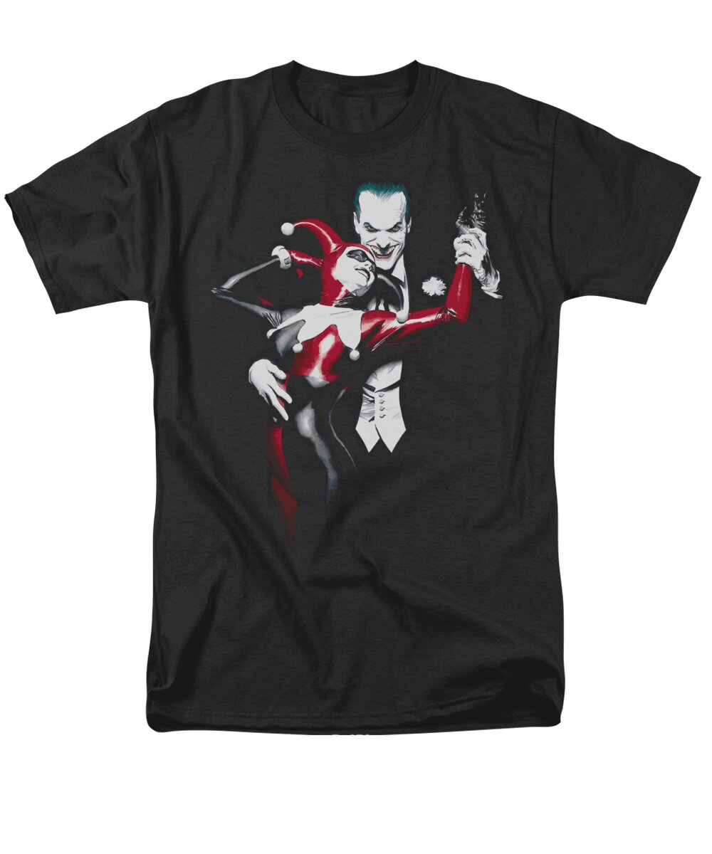  Men's T-Shirt (Regular Fit) featuring the digital art Batman - Harley And Joker by Brand A